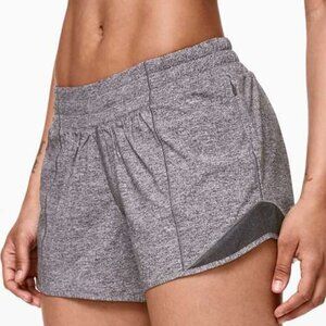 Lululemon Hotty Hot Short II *Long 4" - 4 Heather Lux Multi Black